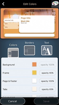 Mukauta verkkosivujesi jokaisen osan väriä.